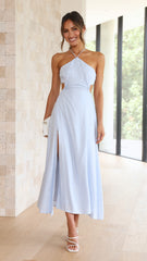 Layla Midi Dress - Blue