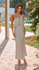Greta Maxi Dress - Olive