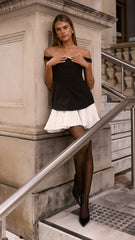 Talmai Mini Dress - Black / White