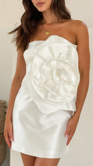 Paris Mini Dress - White